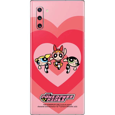 Cartoon Network Powerpuff Girls Hearts Galaxy Note 10 Skin